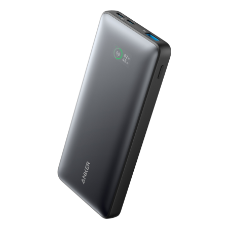 POWER BANK ANKER 10000MAH 2 TYPE-C 1 TYPE-A PORTS 3 PORTS PD 25W BLACK