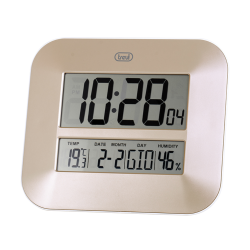 RELOJ DE PARED TREVI DIGITAL CON PANTALLA GRANDE 27 CM OM 3520 D BRONCE
