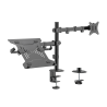 SOPORTE MONITOR AISENS MESA GIRATORIO E INCLINABLE PORTATIL/MONITOR 9KG 17"-32"