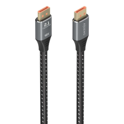 CABLE AISENS DISPLAYPORT V2.1 16K@60HZ 80GBPS DP/M-DP/M NEGRO 1.0M