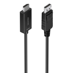 CABLE CONVERSOR AISENS DISPLAYPORT/M A HDMI/M 4K@60HZ NEGRO 0.6M