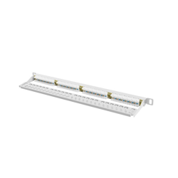 PATCH PANEL LANBERG CAT.6 UTP 24 PUERTOS 0.5U RACK 19 GRIS