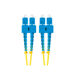 CABLE FIBRA OPTICA LANBERG 5M MONO SC/UPC-SC/UPC DUPLEX LSZH G657A1 3.0MM YELLOW