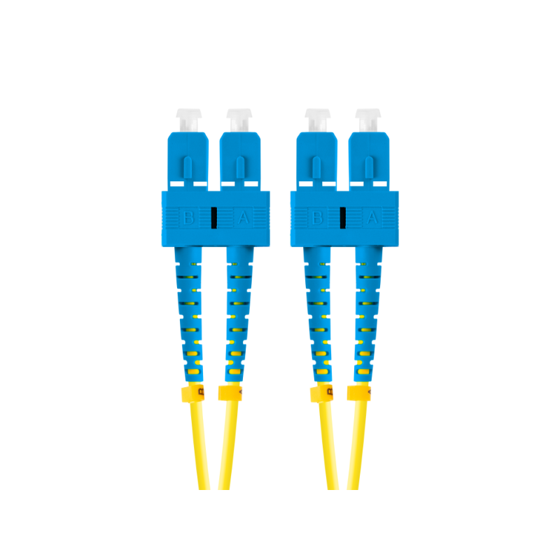 CABLE FIBRA OPTICA LANBERG 5M MONO SC/UPC-SC/UPC DUPLEX LSZH G657A1 3.0MM YELLOW