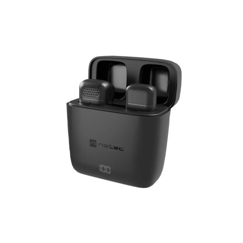 MICROFONO PARA SMARTPHONE NATEC HOPPER LAVALIER WIRELESS LIGHTNING