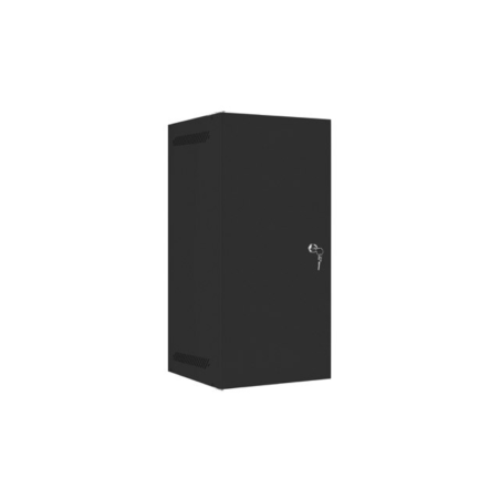ARMARIO LANBERG MURAL RACK 10" 12U/280X310 FLAT PACK NEGRO PUERTA METAL