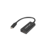 ADAPTADOR USB LANBERG USB-C M 3.1 A DISPLAYPORT H 15CM NEGRO