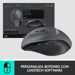 RATON LOGITECH M705 INALAMBRICO GRIS
