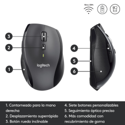 RATON LOGITECH M705 INALAMBRICO GRIS