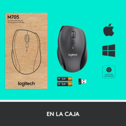 RATON LOGITECH M705 INALAMBRICO GRIS