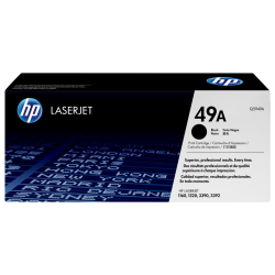 HP 49A Black Original LaserJet Toner Cartridge cartucho de tóner 1 pieza(s