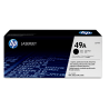 HP 49A Black Original LaserJet Toner Cartridge cartucho de tóner 1 pieza(s