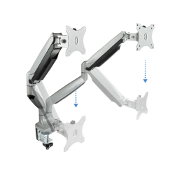TooQ DB3132TNR-S soporte para monitor 81,3 cm (32") Escritorio