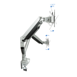 TooQ DB3132TNR-S soporte para monitor 81,3 cm (32") Escritorio