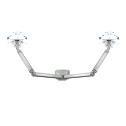 TooQ DB3132TNR-S soporte para monitor 81,3 cm (32") Escritorio