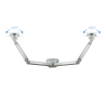TooQ DB3132TNR-S soporte para monitor 81,3 cm (32") Escritorio