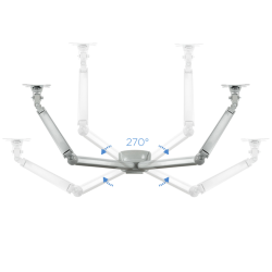 TooQ DB3132TNR-S soporte para monitor 81,3 cm (32") Escritorio