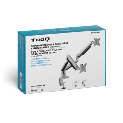 TooQ DB3132TNR-S soporte para monitor 81,3 cm (32") Escritorio