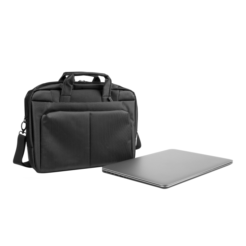 NATEC Gazelle maletines para portátil 39,6 cm (15.6") Maletín Negro