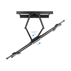 TooQ LP3790TN-B soporte para TV 2,29 m (90") Negro