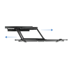 TooQ LP3790TN-B soporte para TV 2,29 m (90") Negro