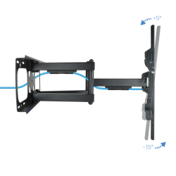 TooQ LP3790TN-B soporte para TV 2,29 m (90") Negro