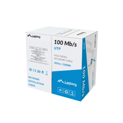 Lanberg LCU5-10CC-0305-B cable de red Azul 305 m U/UTP (UTP