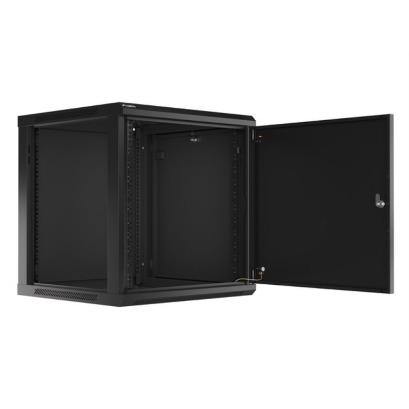 Lanberg WF01-6612-00B armario rack 12U Bastidor de pared Negro