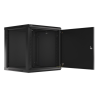 Lanberg WF01-6612-00B armario rack 12U Bastidor de pared Negro