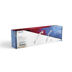 TooQ DB4032TNR-W soporte para monitor 81,3 cm (32") Blanco Escritorio