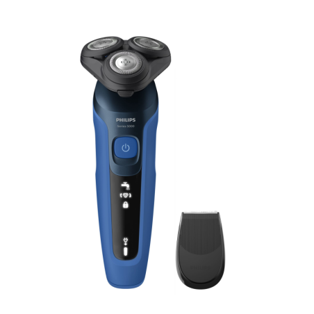Philips SHAVER Series 5000 S5466/17 afeitadora Máquina de afeitar de rotación Recortadora Negro, Azul