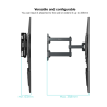 TooQ LP7843TN-B soporte para TV 139,7 cm (55") Negro