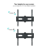 TooQ LP7843TN-B soporte para TV 139,7 cm (55") Negro