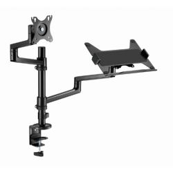 Gembird MA-DA-04 soporte para monitor 81,3 cm (32") Negro Escritorio