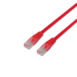 AISENS A133-0187 cable de red Rojo 0,5 m Cat5e U/UTP (UTP