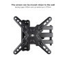 TooQ LP1345TN-B soporte para TV 109,2 cm (43"
