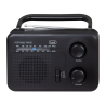 Trevi 0RA7F6400 radio Portátil Analógica Negro