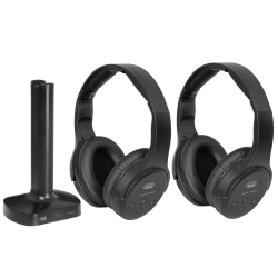 Trevi FRS 1580 TW Auriculares Inalámbrico y alámbrico Diadema TV Negro
