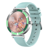 Trevi T-FIT 245 L 3,23 cm (1.27") IPS 41 mm Digital Pantalla táctil Verde, Metálico