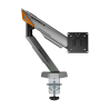 AISENS DT49TSRRGB-347 soporte para monitor 124,5 cm (49") Escritorio Negro, Gris