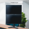 TooQ DB1703TNV-B soporte para monitor 81,3 cm (32") Negro Escritorio