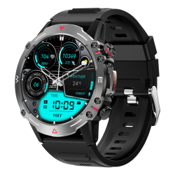 Trevi T-FIT 510 A 3,63 cm (1.43") AMOLED Digital 466 x 466 Pixeles Pantalla táctil Negro
