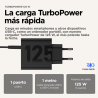 Motorola TurboPower 125W Universal Negro Corriente alterna Carga rápida Interior