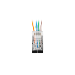 Lanberg PLS-6020EZ conector RJ45 Transparente