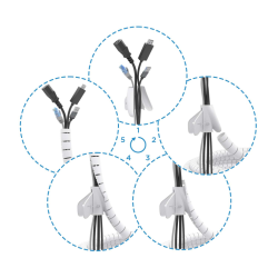 AISENS A151-0917 Universal Pasacables Blanco 1 pieza(s