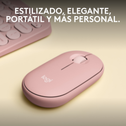 Logitech Pebble 2 M350s ratón Viajes Ambidextro RF Wireless + Bluetooth Óptico 4000 DPI