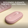 Logitech Pebble 2 M350s ratón Viajes Ambidextro RF Wireless + Bluetooth Óptico 4000 DPI