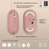 Logitech Pebble 2 M350s ratón Viajes Ambidextro RF Wireless + Bluetooth Óptico 4000 DPI