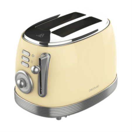 Cecotec Vintage 800 6 2 rebanada(s) 850 W Amarillo