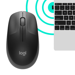 Logitech 910-005905 ratón Oficina Ambidextro RF inalámbrico Óptico 1000 DPI